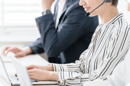 安心・丁寧なプロのサポート